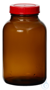 RB1000GT-B behrotest Probennahmeflasche Braunglas 1000 ml, Weithals mit Verschlu behrotest...